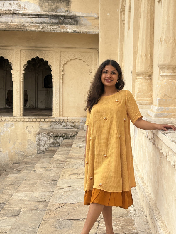 Try Niyatee's Hand Painted Kurta, one of our own made Artwork designs