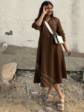 Cotton Mocha Linea Dress (Pre-Launch)