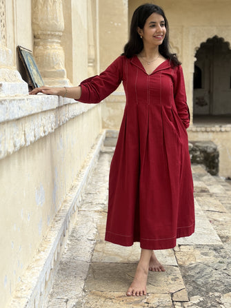 Cotton Noor E Gulab Dress