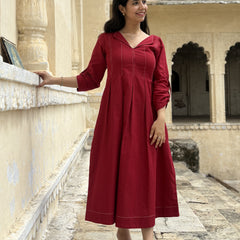 Cotton Noor E Gulab Dress