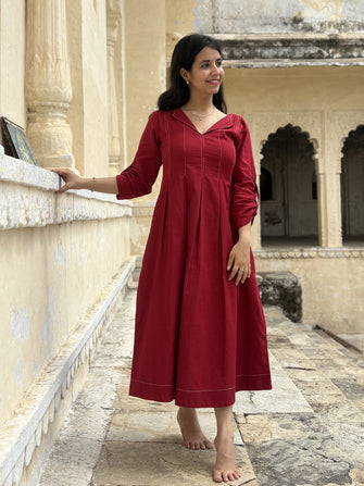 Cotton Noor E Gulab Dress