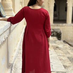 Cotton Noor E Gulab Dress