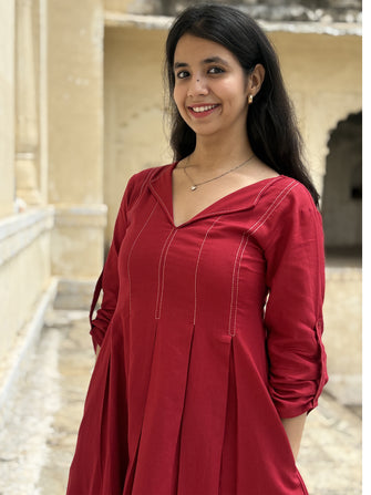 Cotton Noor E Gulab Dress