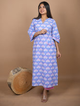 Tanmayi Hand Block Printed Kurta Embellished With Contemporary Embroidery and Style