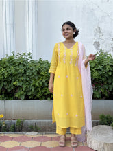 Yellow Kota Doriya Suit Set