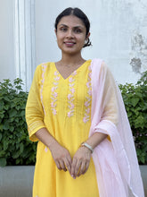 Yellow Kota Doriya Suit Set
