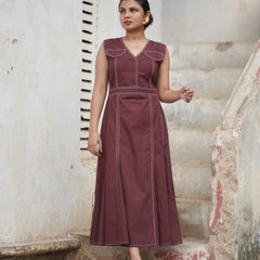 overstitch dress