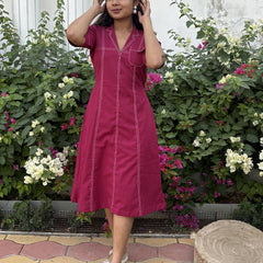 Cotton Mulberry Muse Dress