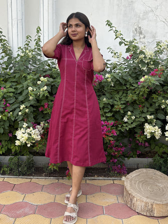 Cotton Mulberry Muse Dress