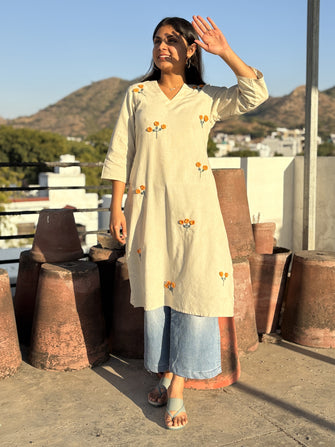 Sunflower Kurta