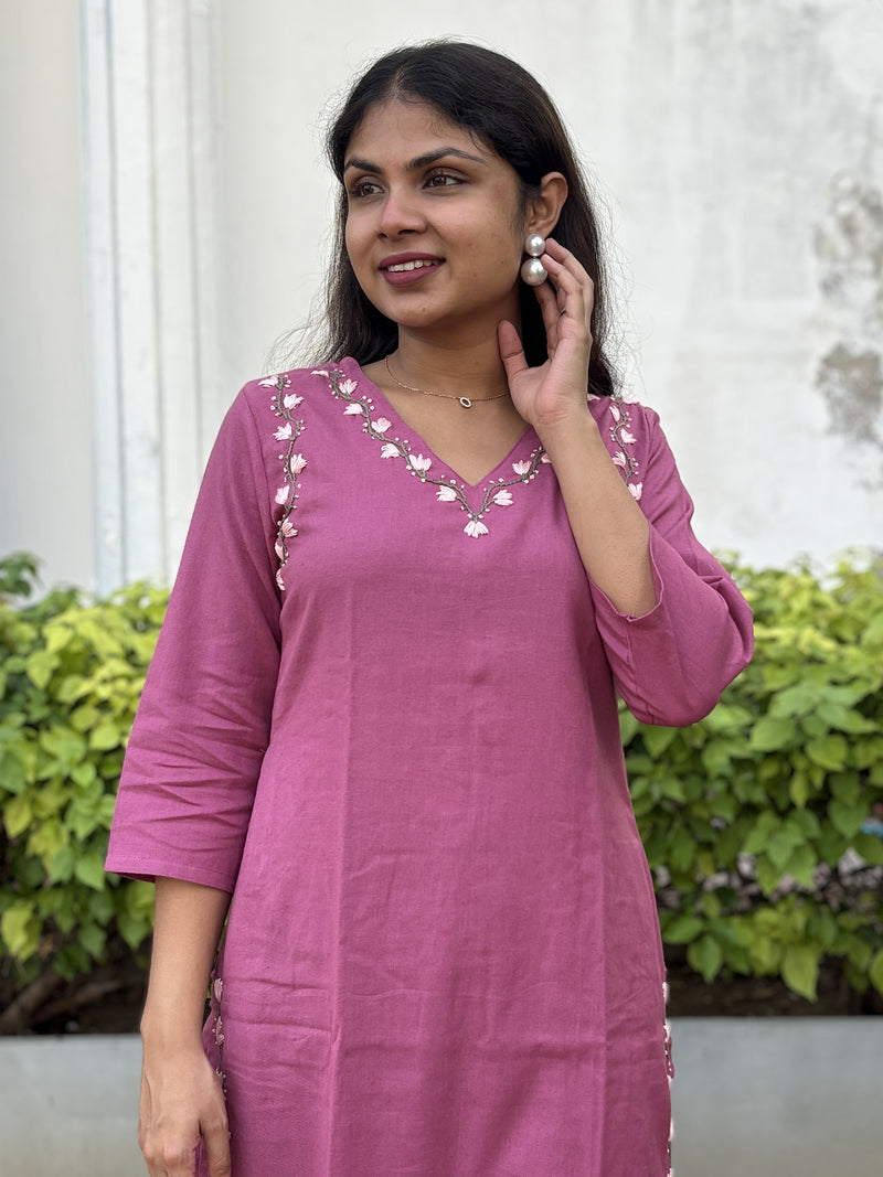 Phoolwari Kurta Pant set