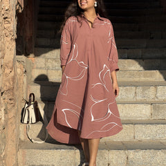 Mud Hand Paint Dress
