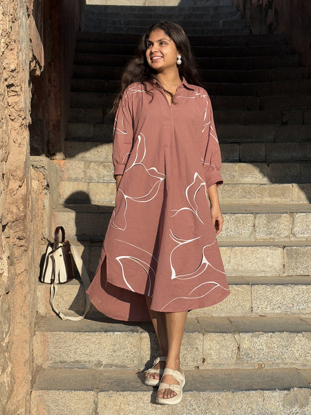 Mud Hand Paint Dress