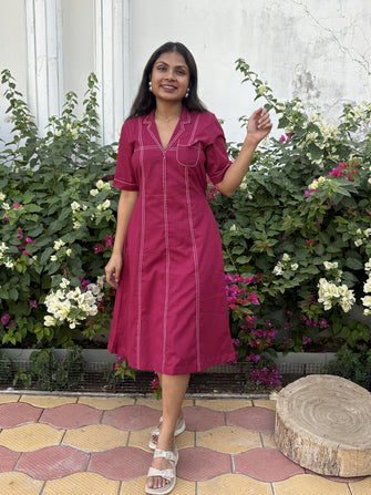 Cotton Mulberry Muse Dress