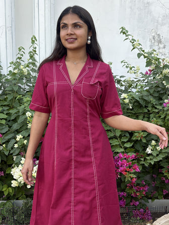 Cotton Mulberry Muse Dress