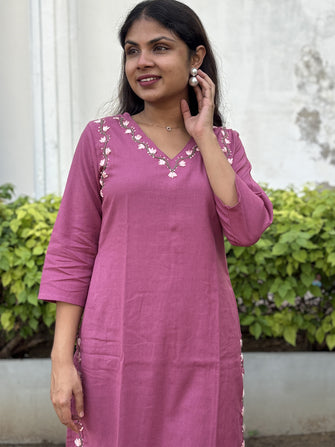 Phoolwari Kurta set