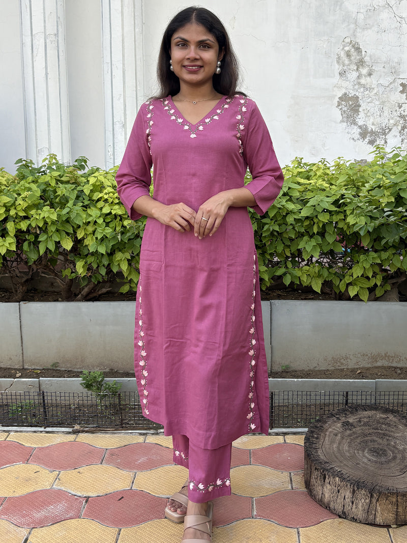 Phoolwari Kurta Pant set