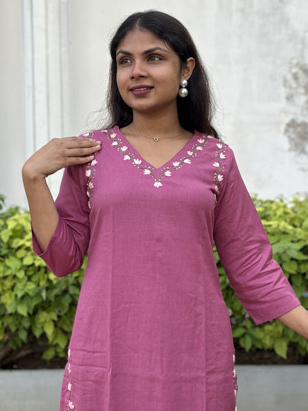 Phoolwari Kurta Pant set