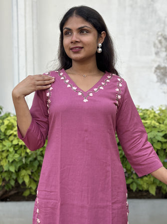 Phoolwari Kurta set