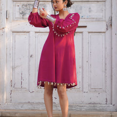 Jhilmil — Handcrafted Cotton Flax Kurta & Palazzo Set