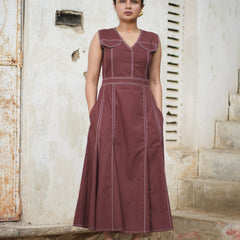 overstitch dress