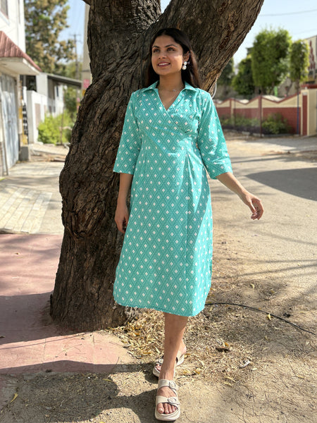 Cotton Summer Sky Dress