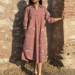 Mud Hand Paint Dress