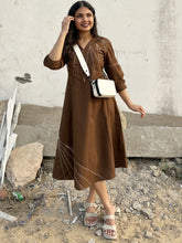 Cotton Mocha Linea Dress (Pre-Launch)