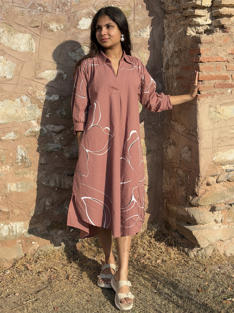 Mud Hand Paint Dress