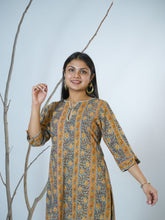 Darika Sanganeri  Border Hand Block Printed Straight Fit Kurta