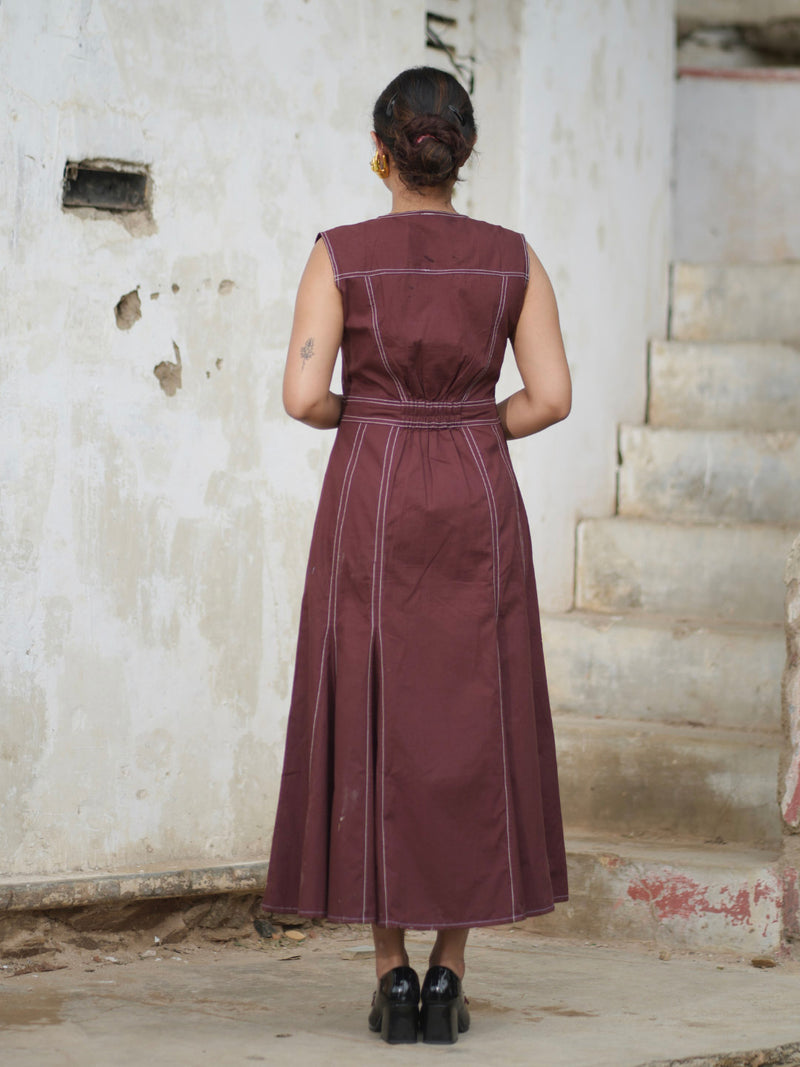 overstitch dress