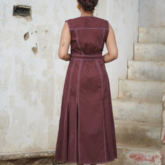 overstitch dress