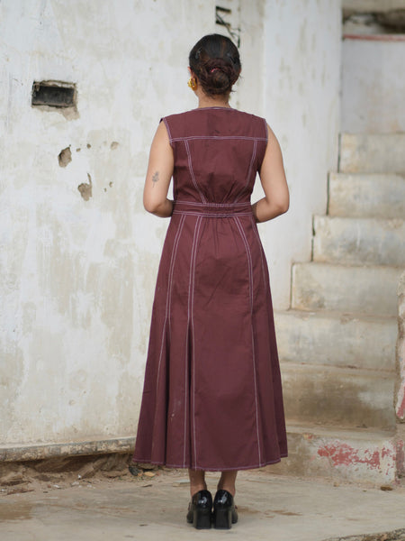 overstitch dress