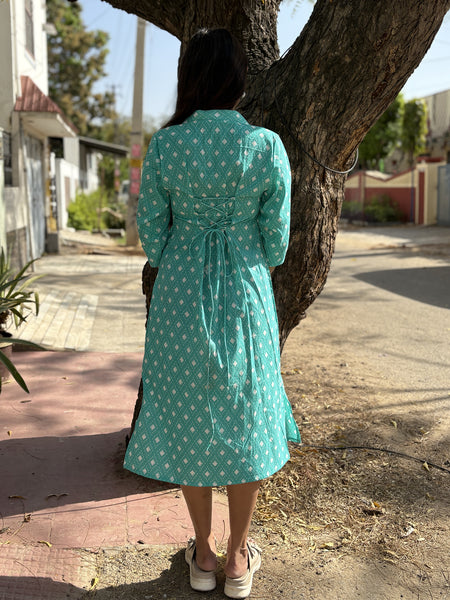 Cotton Summer Sky Dress