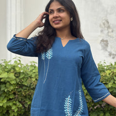 Neelika Hand -Embroidered Kurta Pant