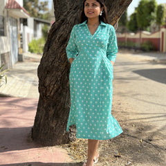 Cotton Summer Sky Dress