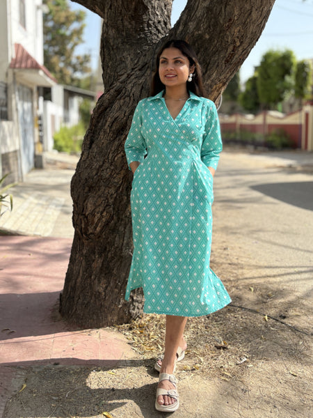 Cotton Summer Sky Dress