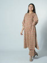 Box Pleated Kurta Pant Set