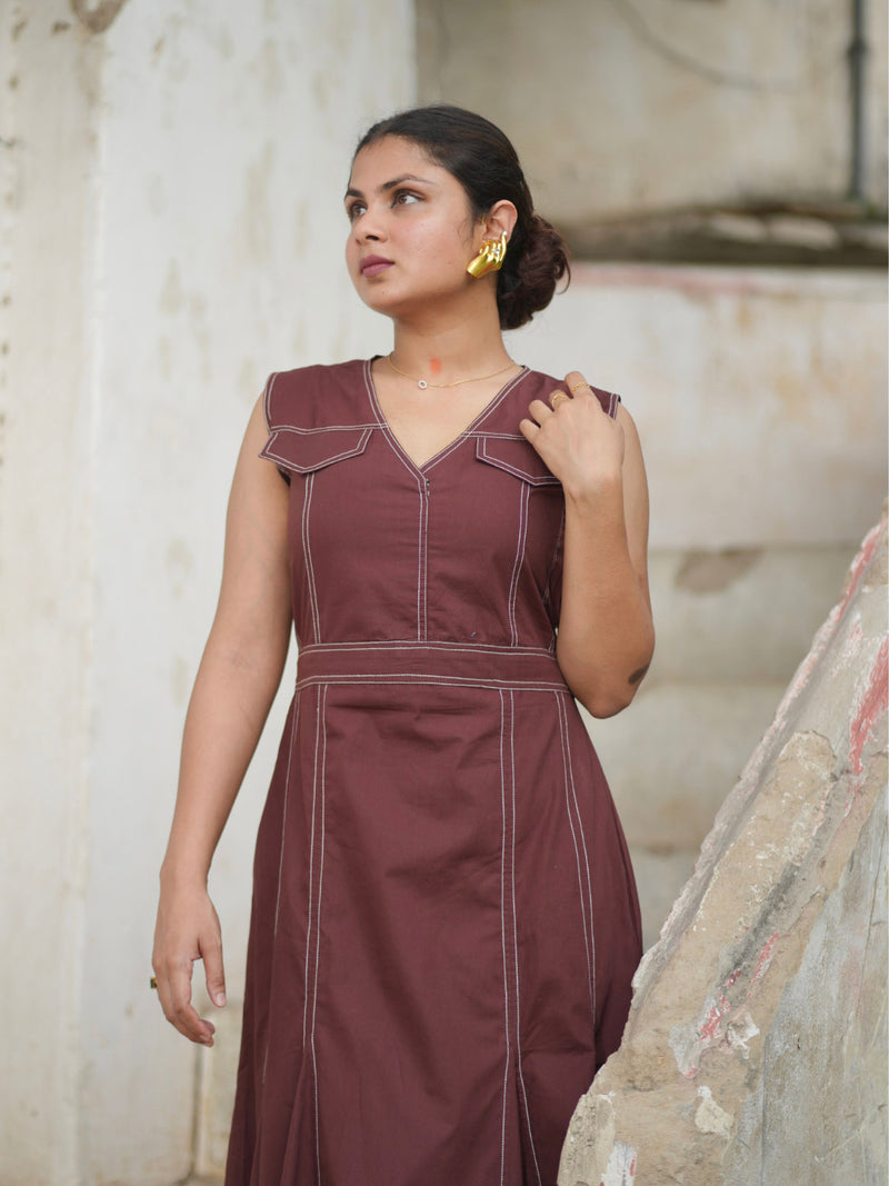 overstitch dress