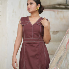 overstitch dress