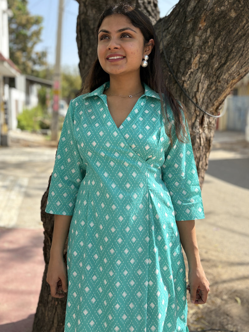 Cotton Summer Sky Dress