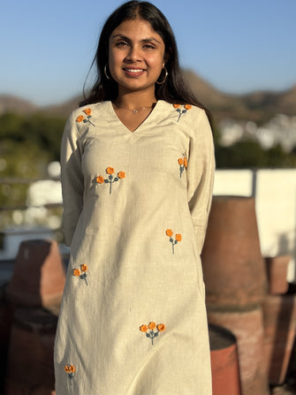 Sunflower Kurta