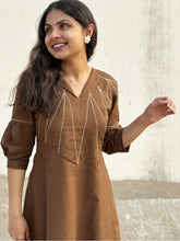Cotton Mocha Linea Dress (Pre-Launch)