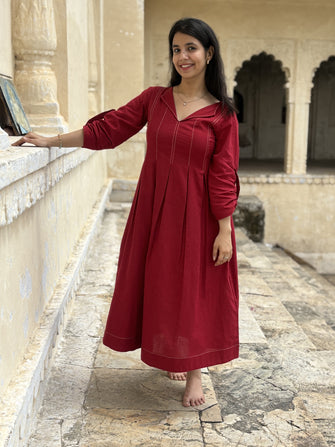 Cotton Noor E Gulab Dress