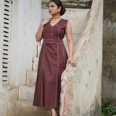 overstitch dress