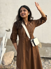 Cotton Mocha Linea Dress (Pre-Launch)