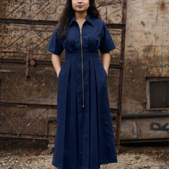 Front zip Midi/maxi Dress