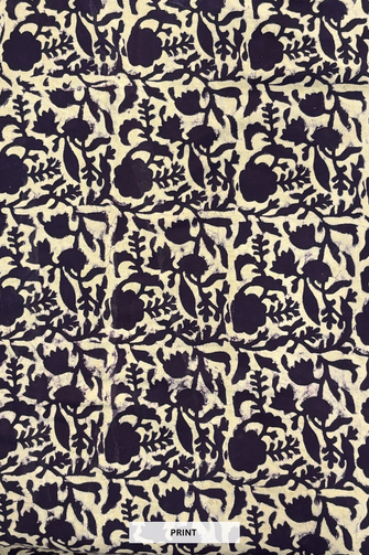 Rajasthani Bagru Hand-Block Printed Bed-sheet with Pillow Cover