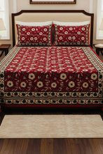Rajasthani Hand-Block Printed Bed-sheet with Pillow Cover