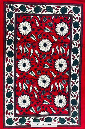 Rajasthani Hand-Block Printed Bed-sheet with Pillow Cover